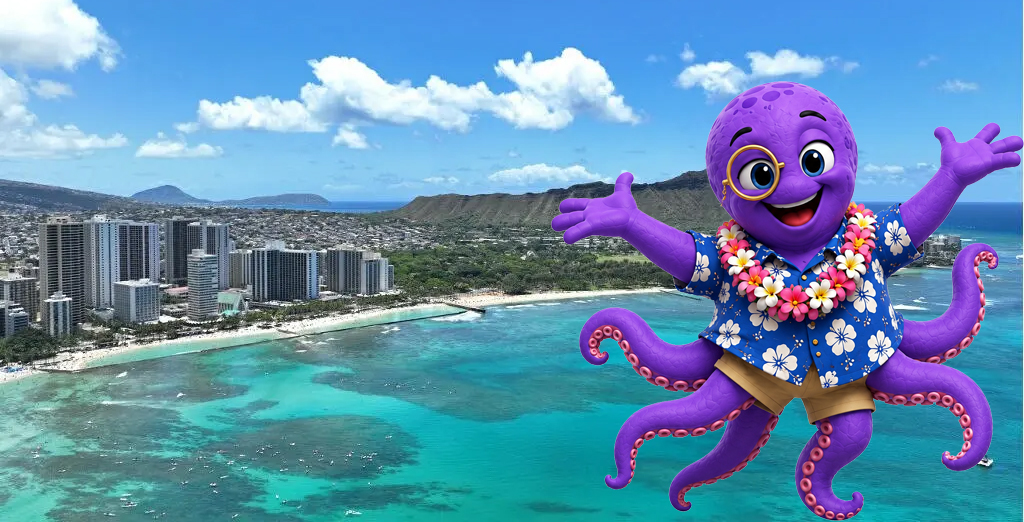 Ozzy Octopus in Waikīkī